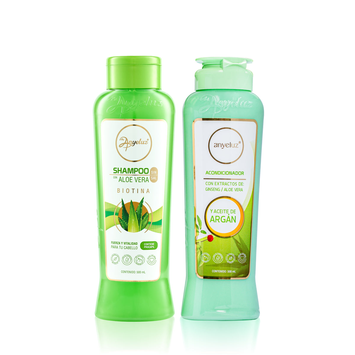 Dúo Fuerza y Vitalidad con Aloe Vera y Aceite de Argán - 1