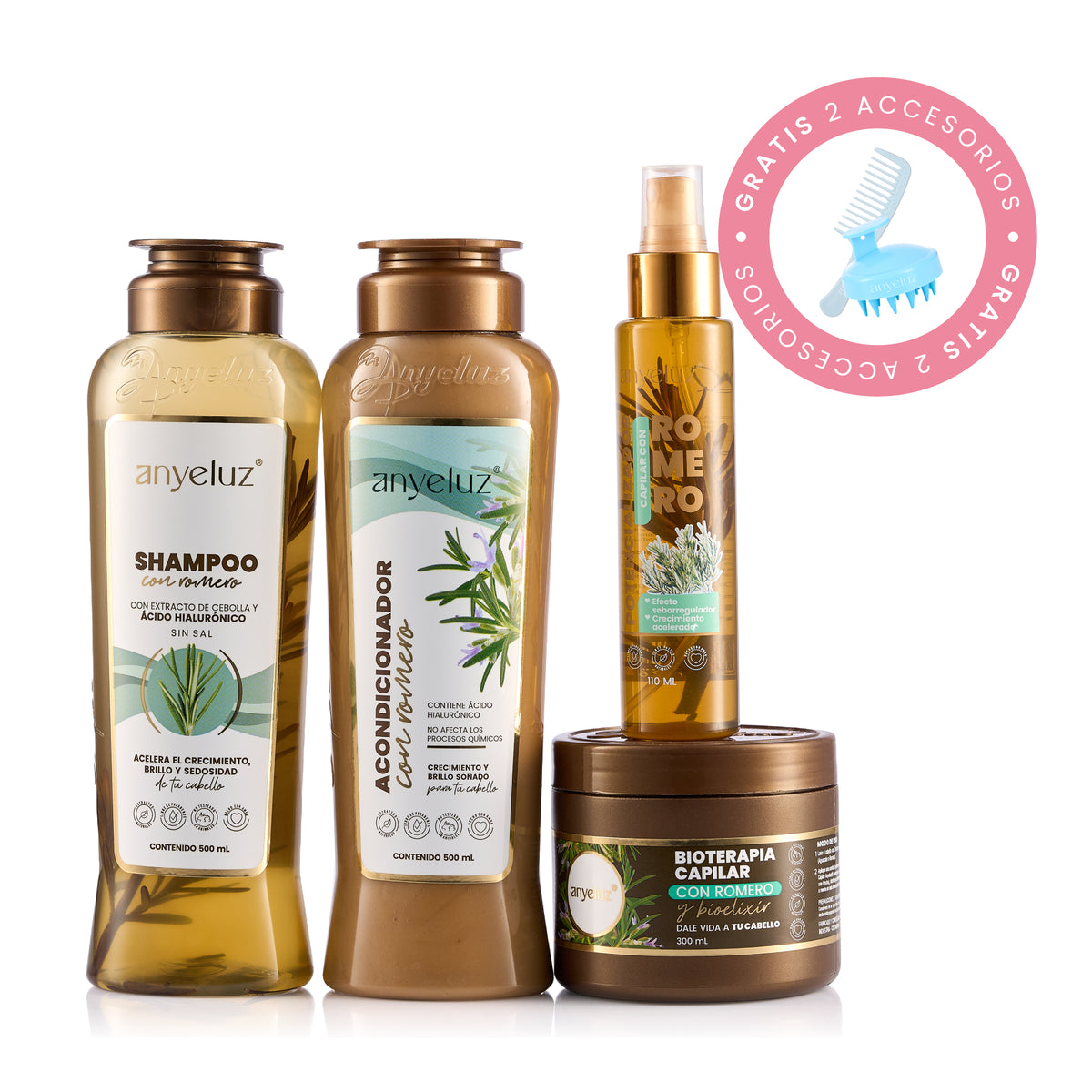 Kit Potencializador Anticaída de Romero + Obsequio - 1