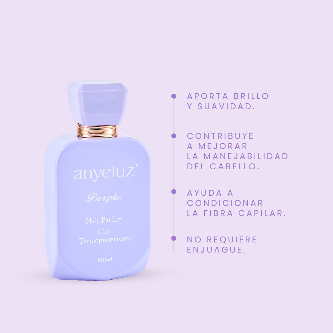 Perfume Capilar Purple - 4 | Anyeluz Resultados Reales
