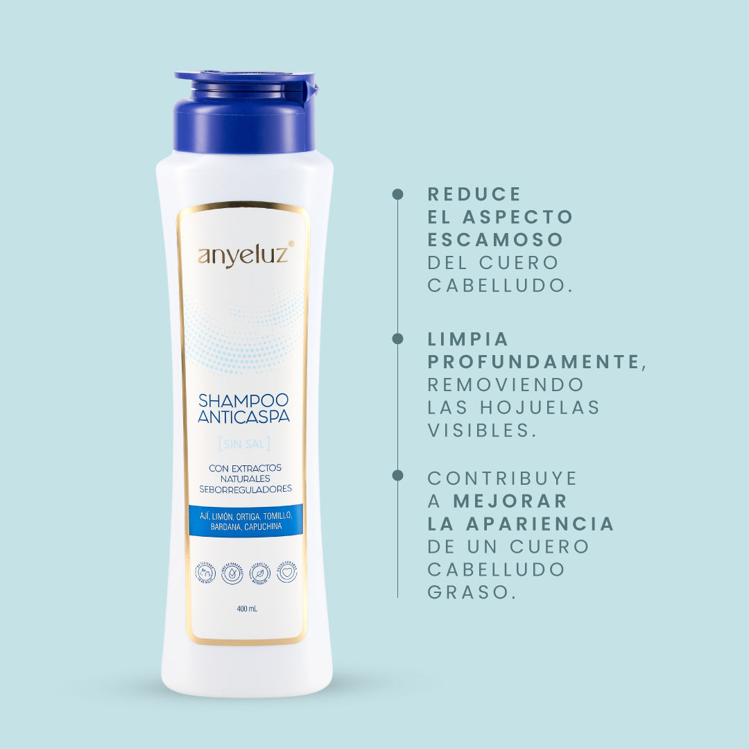 Shampoo Anticaspa - 2 | Anyeluz Resultados Reales