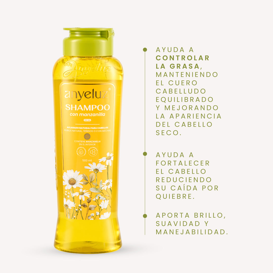Shampoo con Manzanilla - 4 | Anyeluz Resultados Reales