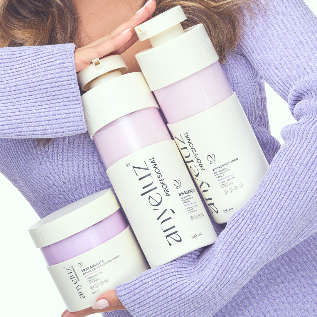 Shampoo Reparación Restauración y Brillo - 7 | Anyeluz Resultados Reales