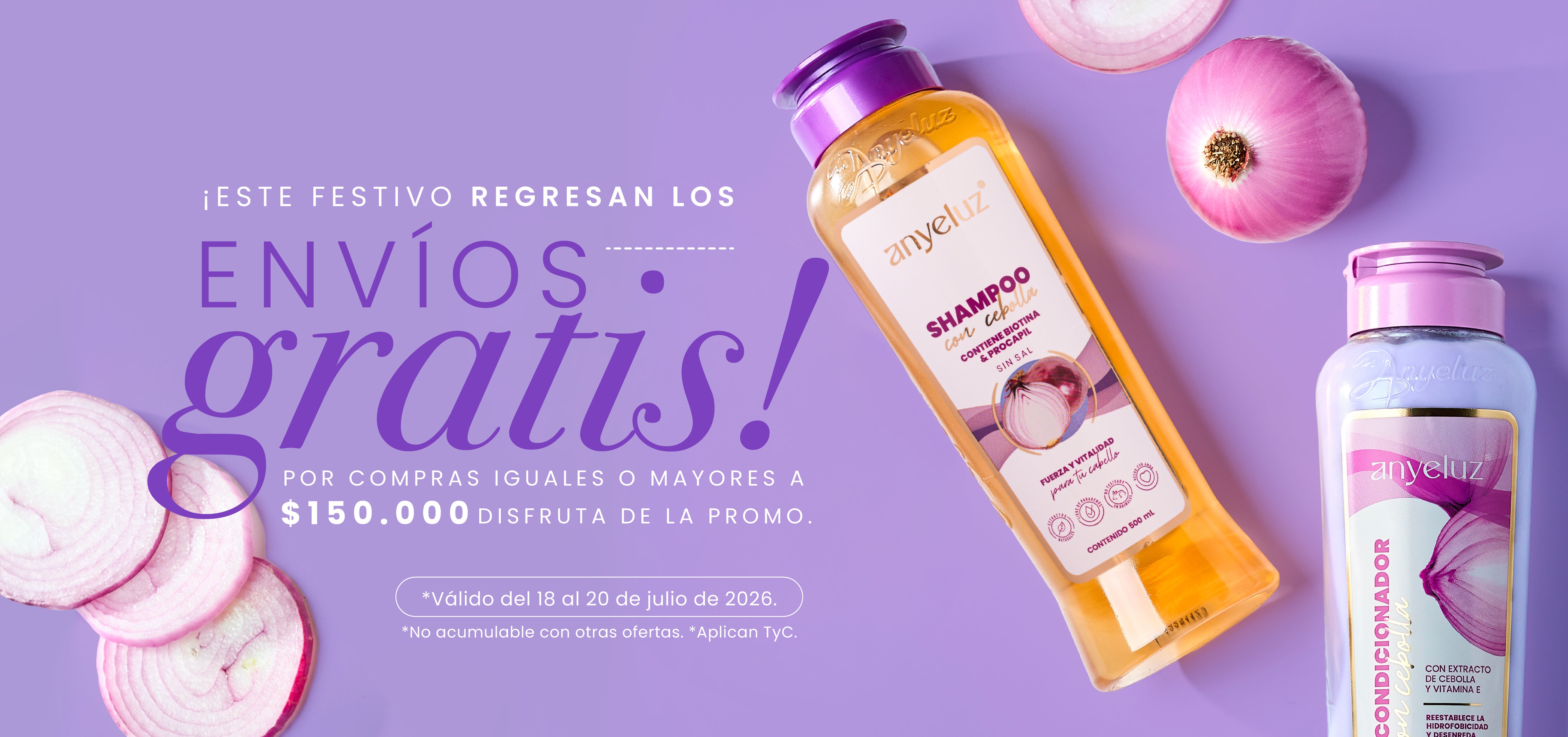 Envíos Gratis Anyeluz Web