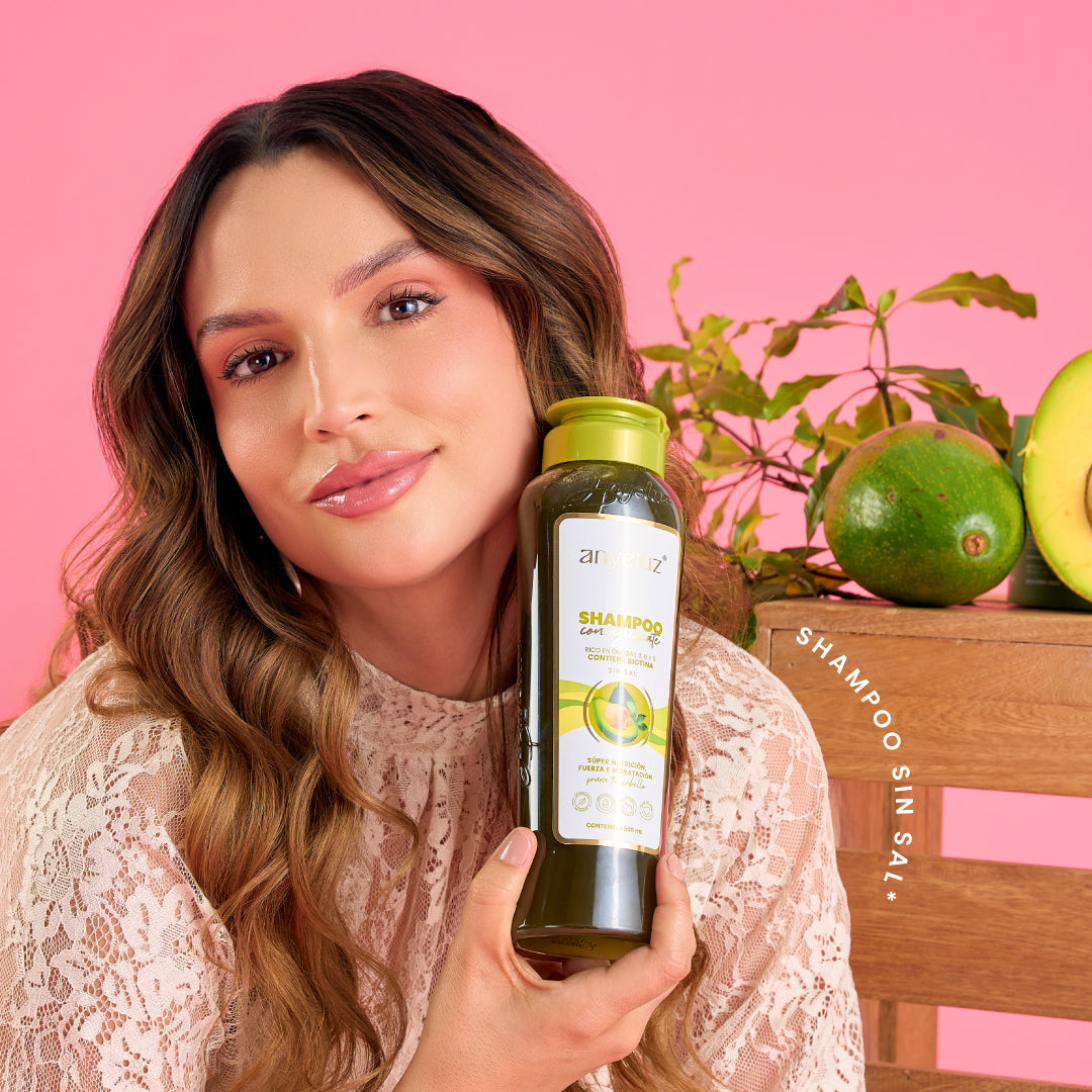 Shampoo con Aguacate sin Sal - 2 | Anyeluz Resultados Reales