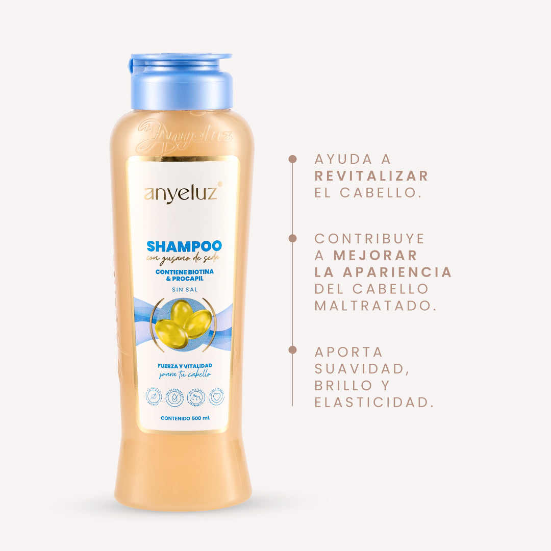Shampoo Gusano de Seda - 2 | Anyeluz Resultados Reales